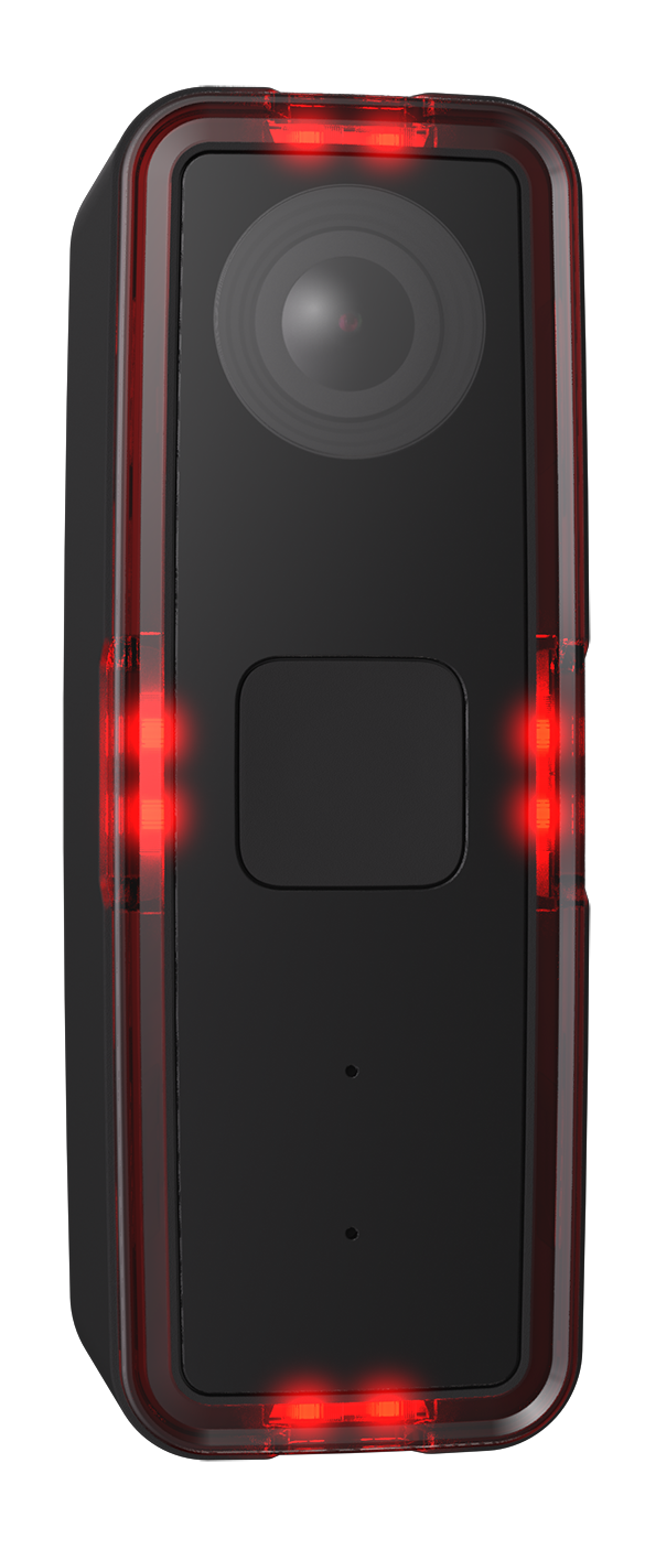Rétroviseur numérique pour vélo Ride Safety System RS 1000 : intelligence artificielle (IA) pour la détection des dangers : finition robuste et design élégant.